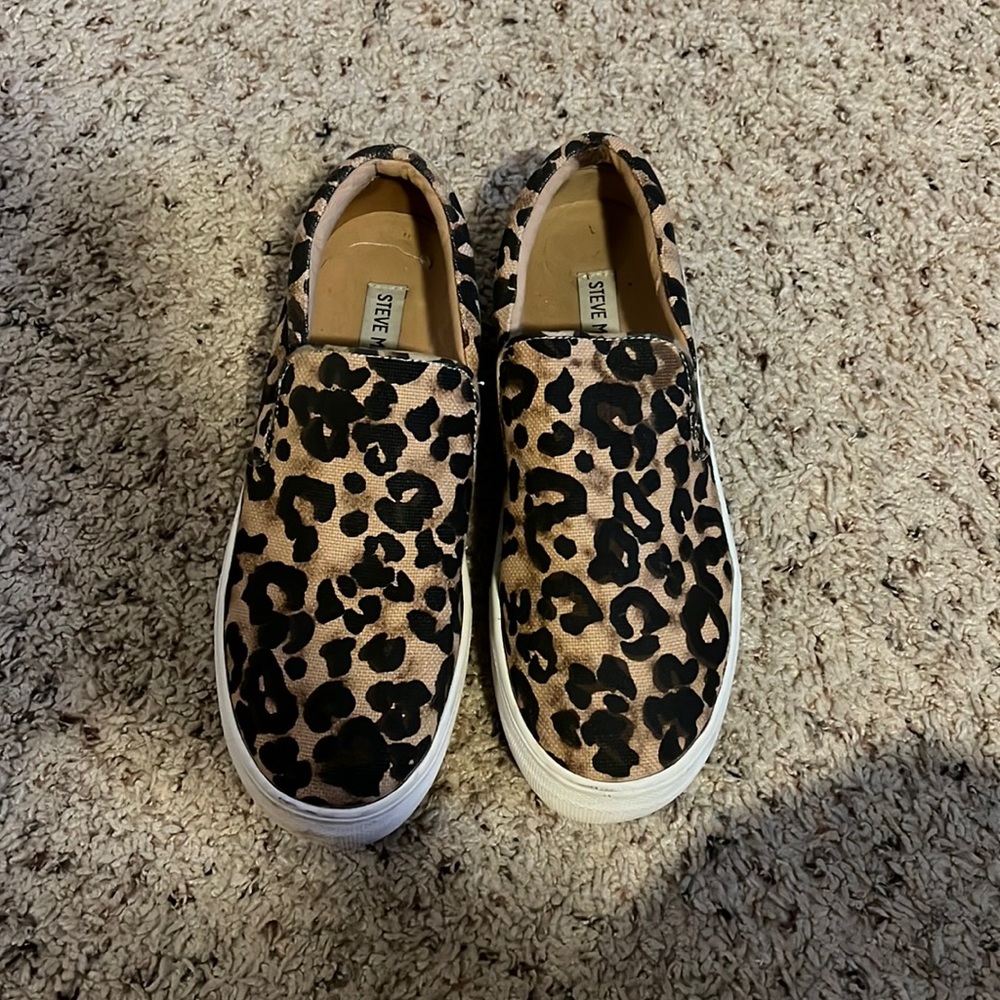 Cheetah slip ons